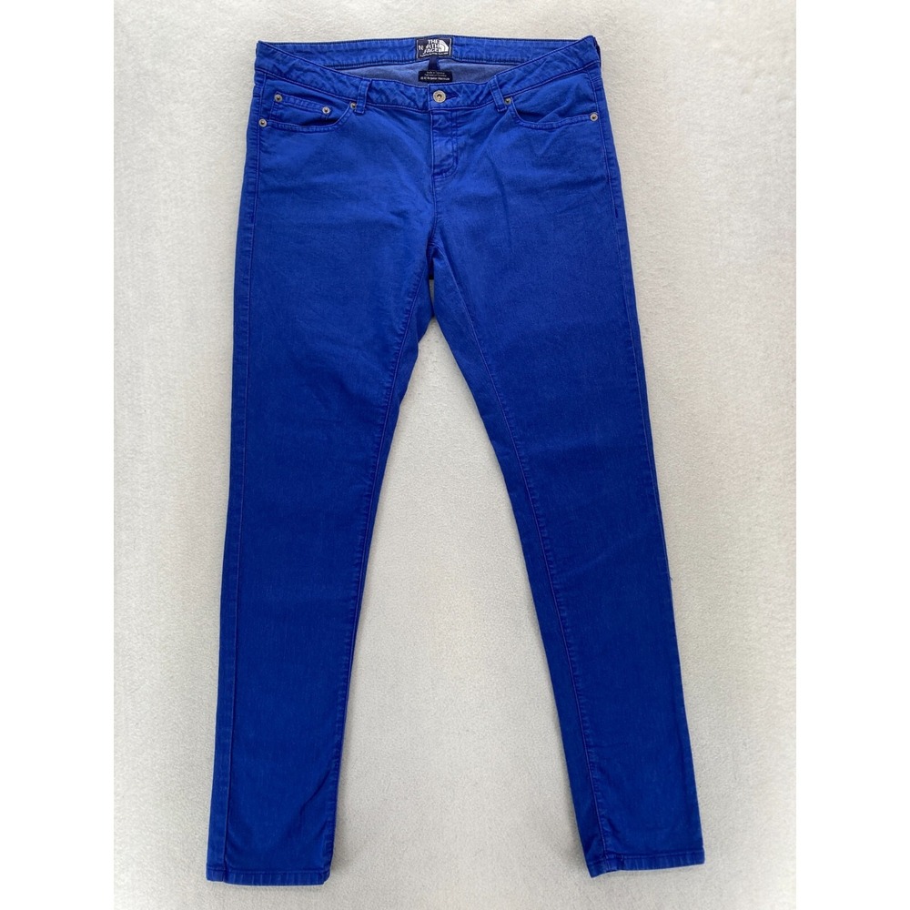 The North Face Valencia Skinny Jeans Women's 12 Blue Stretch Denim 5-Pocket Hike